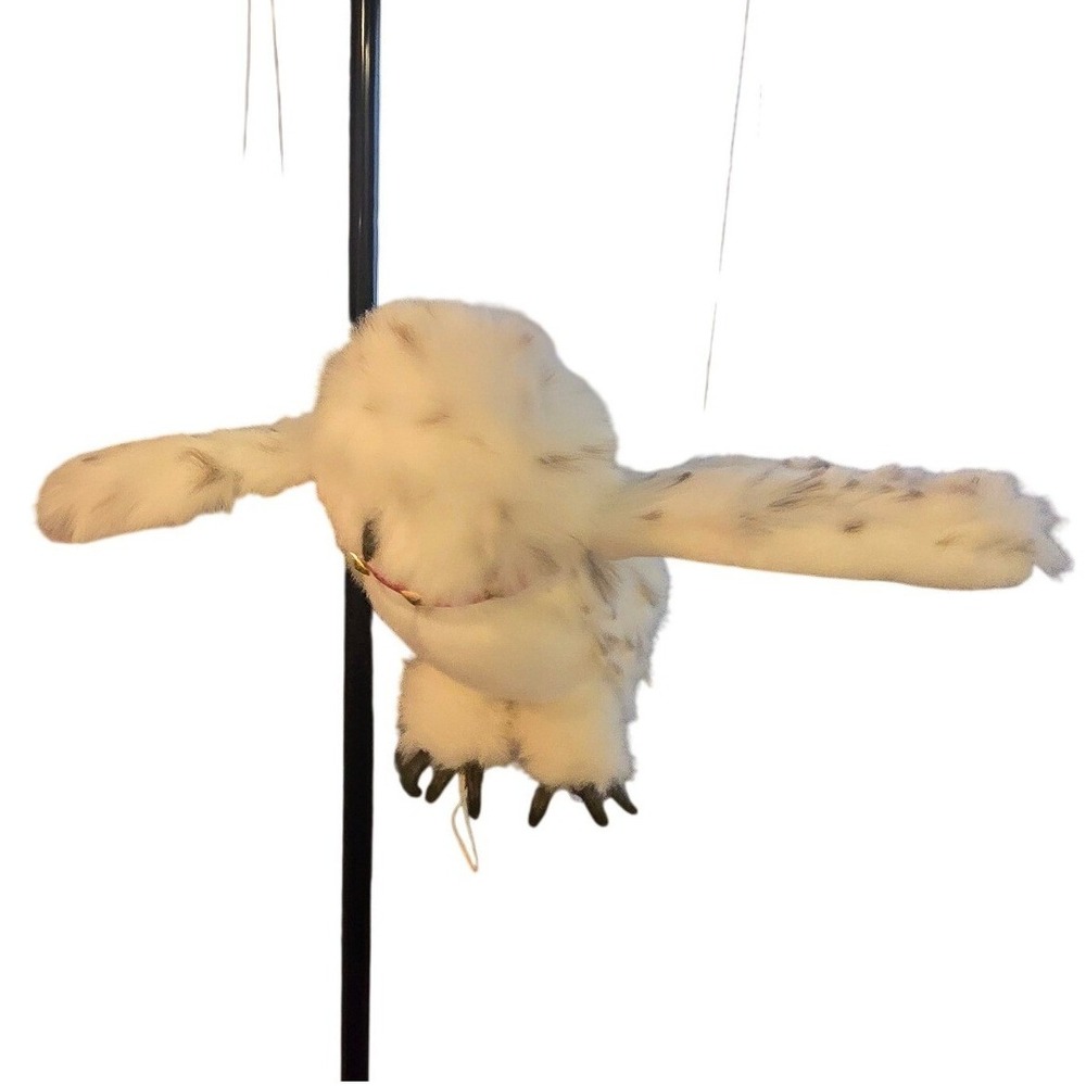 Harry Potter Hedwig Snowy Owl Marionette Plush Hanging Banner Wizard World